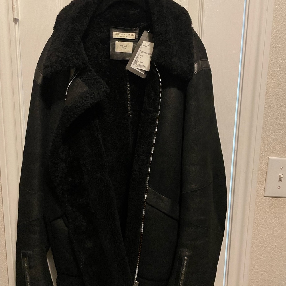 Shearling Jacket In Black - Picture 4 of 5